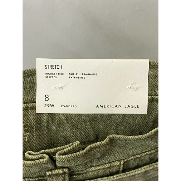 NWT AE High rise paperbag mini Skirt M - Picture 3 of 5